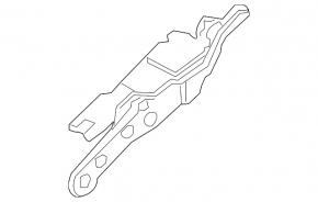 Hood hinge left BMW X3 F25 11-17