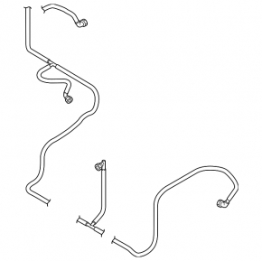 Headlight washer hose for Audi E-Tron 19-23