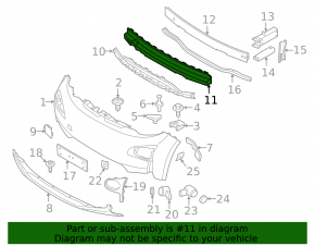 BMW i3 14-17 Front Bumper Absorber