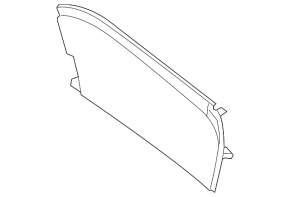 BMW i3 14-21 right side center console trim, black