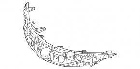 Bracket radiator grill grill Toyota Sienna 21-25