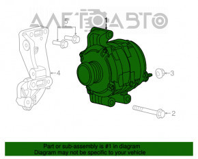 Generator Dodge Dart 13-16 2.0 2.4