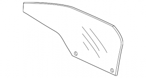 Glass of the front left door VW Passat 20-22