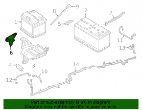 Battery support BMW X7 G07 19 - underhood