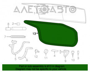 Chrysler 300 Trunk Lid Seal 11-23