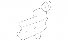 Lower rear left door hinge for Lexus LS460 LS600h 07-12
