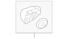 Plug outer handle rear left Honda CRV 17-22