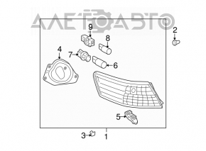 Light outer wing right Toyota Camry v40