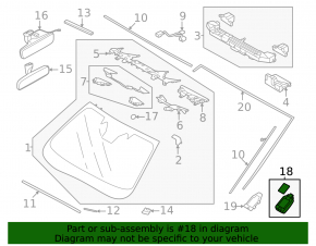 Rain sensor for Subaru Forester 25-26