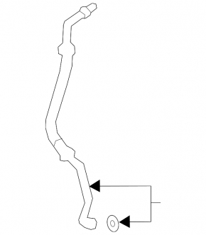 Lexus UX250h UX300h 19-26 air conditioner compressor-heater hose