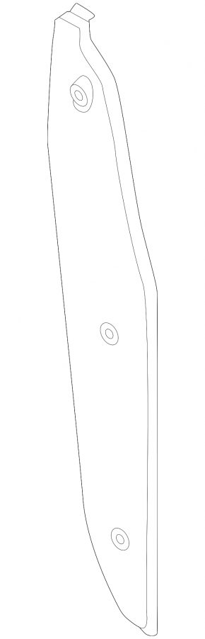 Left door-wing seal for Audi A3 22-26