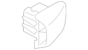 Plug for outer handle of rear left Audi A3 22-26