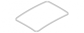 Porsche Macan 15-18 sunroof seal external