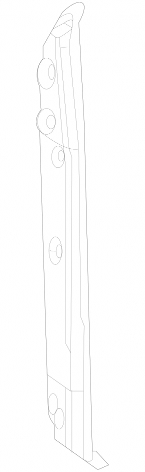Wing seal door-wing right Mercedes W167 GLE 350 450 20-23