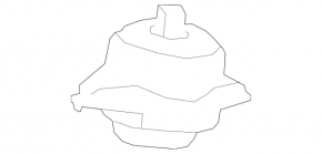 Left engine mount G-class W463 G550 19-24 4.0