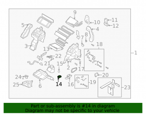 Mazda CX-7 06-12 Air Conditioner Heater Valve