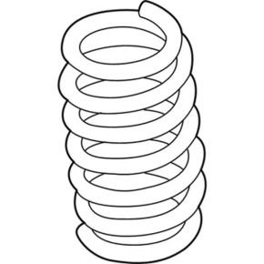 Rear left spring Ford Edge 19-24 stiffness 2 blue, 1 gray