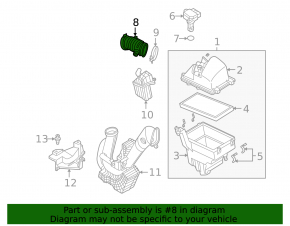Mazda3 2.3 03-09 Air Duct