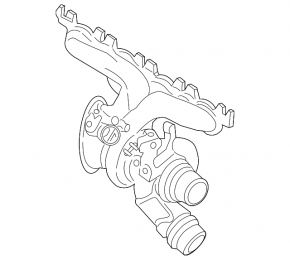 Turbocharger assembly with manifold BMW 2 G42 22-25