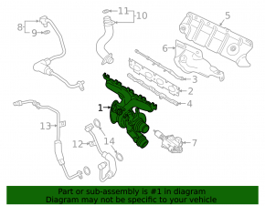 Left lower radiator bracket for BMW 5 G30 21-23 2.0T, plastic