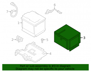 Battery box Hyundai Veloster 12-17