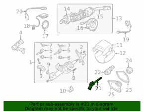 Steering cardan shaft Lexus RX300 98-03