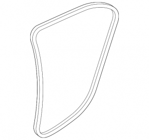 Door seal rear right BMW 7 G12 16-22