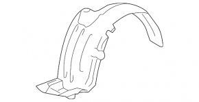 Front right fender liner Lexus GX470 03-09