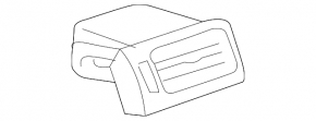 Left air duct Toyota Solara 2.4 04-06