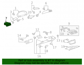 Left air duct Toyota Solara 2.4 04-06