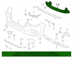 Subaru Forester Front Bumper Reinforcement 19- SK Rusty