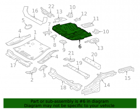 Trunk trough Toyota Prius 50 Prime 17-22