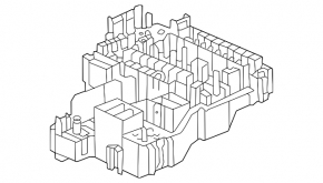 VW Atlas 24-25 Underhood Fuse Box