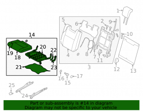 Mitsubishi Outlander 19-19 black leather rear seats, 3rd row