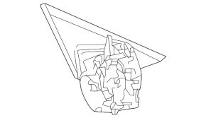 Left side mirror base for Acura TLX 18-20 for automatic folding
