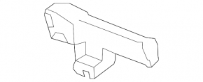 Rear left door handle mechanism Infiniti QX30 17-19