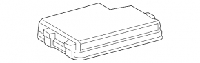 Upper fuse box cover under the hood, right, Toyota Rav4 16-16 hybrid