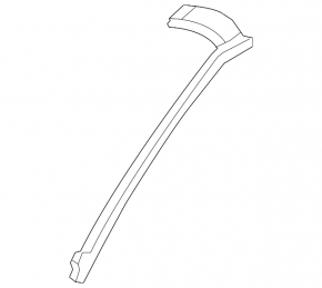 Door seal front left upper Chevrolet Camaro 16-23 convertible