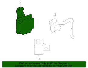 Computer assy, active engine mount control Lexus ES350 07-12