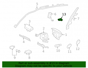 OCCUPANT DETECTION SENSOR MODULE Lexus ES350 07-12