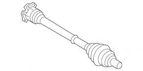 Front left half-shaft drive for Audi Q5 8R 11-12 2.0T