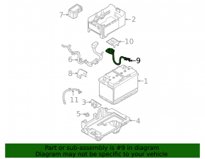 Positive battery terminal Kia K5 21-24 1.6T
