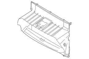 Radiator deflector Porsche Cayenne 958 11-14