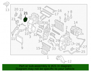 Actuator motor heater drive air conditioner Hyundai Tucson 16-18