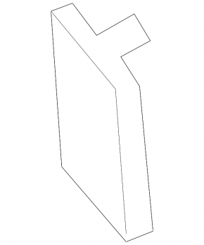 Mercedes W164 ML 09-11 front bumper towing hook cap