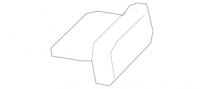 Left threshold mount for Mercedes GLS-class X166 13-19