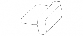 Right threshold mount Mercedes GLS-class X166 13-19