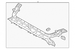 TV bar upper Ford Mustang mk6 15-17 prerest