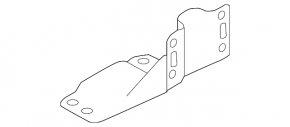 Right metal rear bumper bracket for Nissan Murano z52 15-24