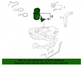 VW Jetta 11-18 USA TDI Fuel Pump
